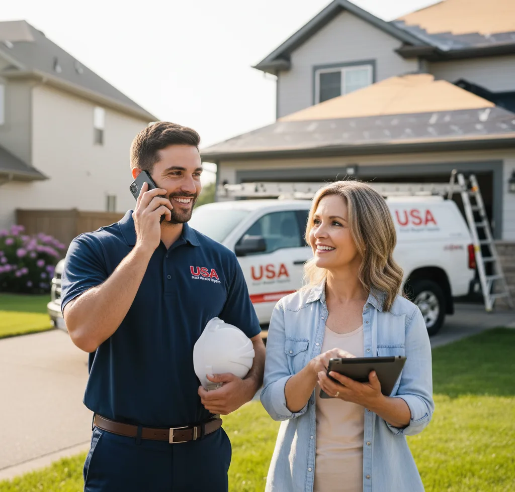 USA Roof Repair Experts customer support in Boscobel